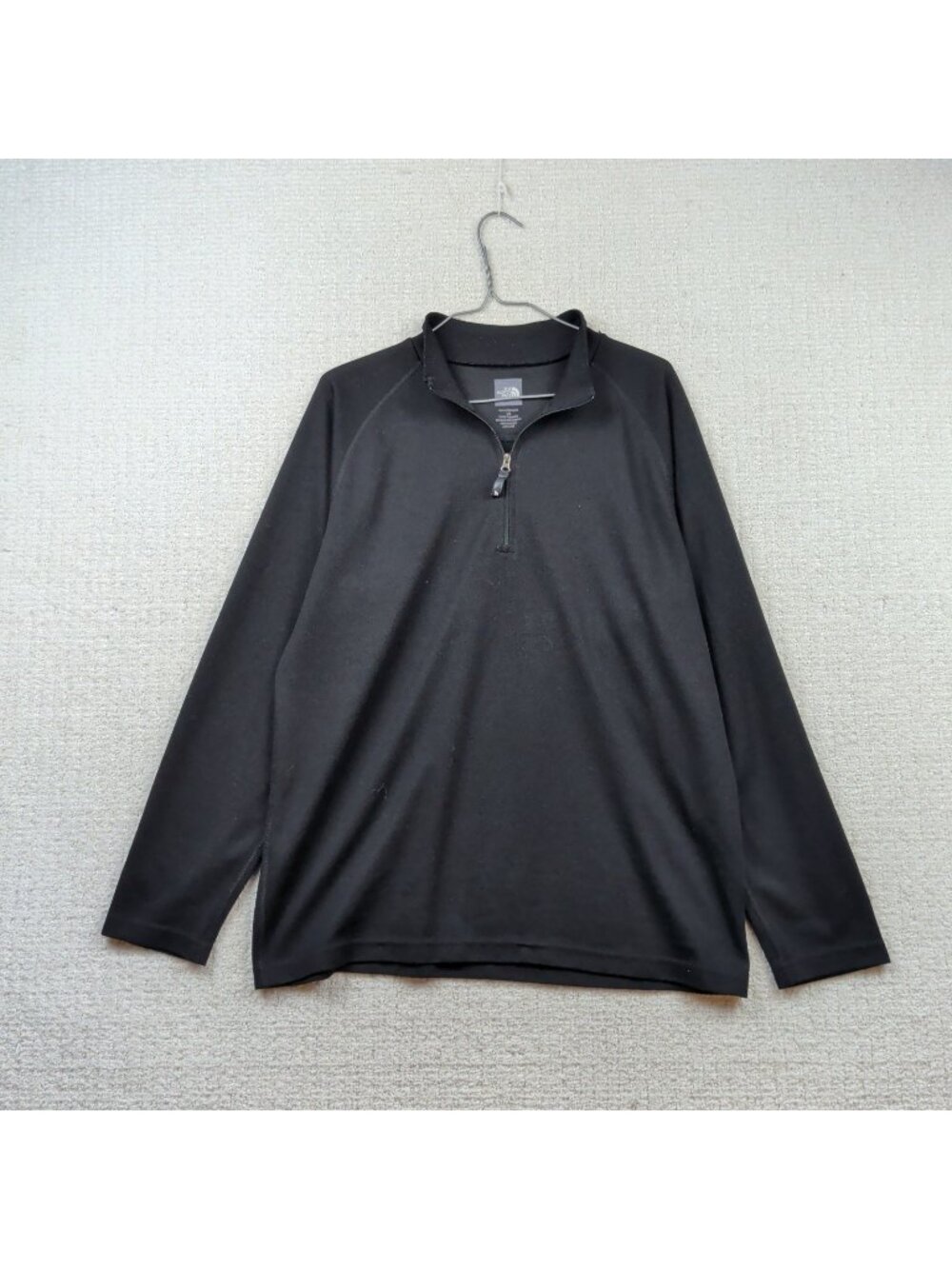 The North Face Flight Series Men's Large 1/4 Zip Pullover Vapor Wick Shirt Black